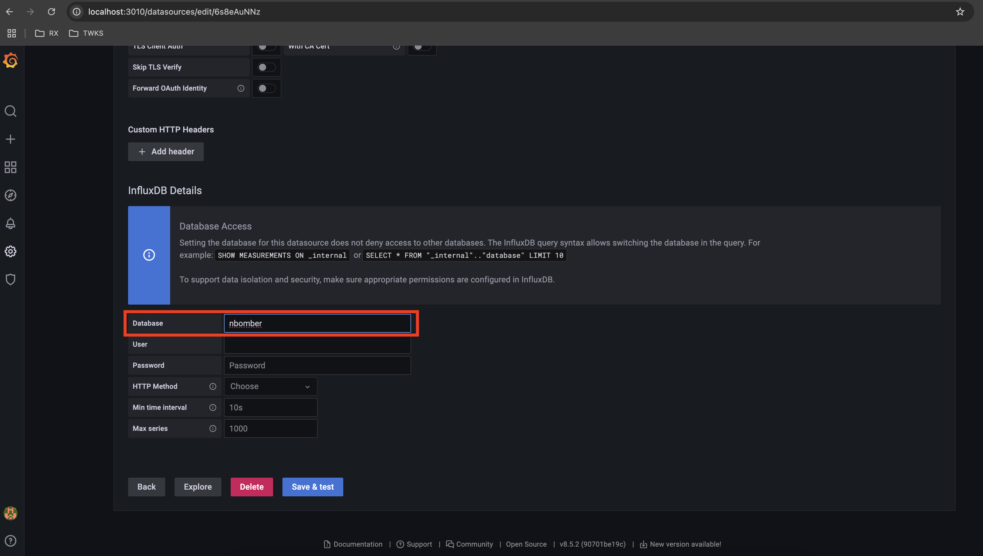 Setup Database